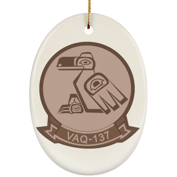 VAQ 137 2 Ornament - Oval