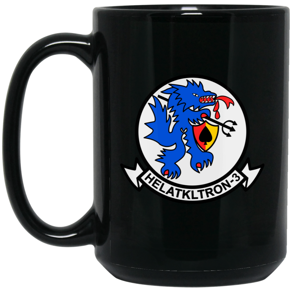HAL 03 3 Black Mug - 15oz