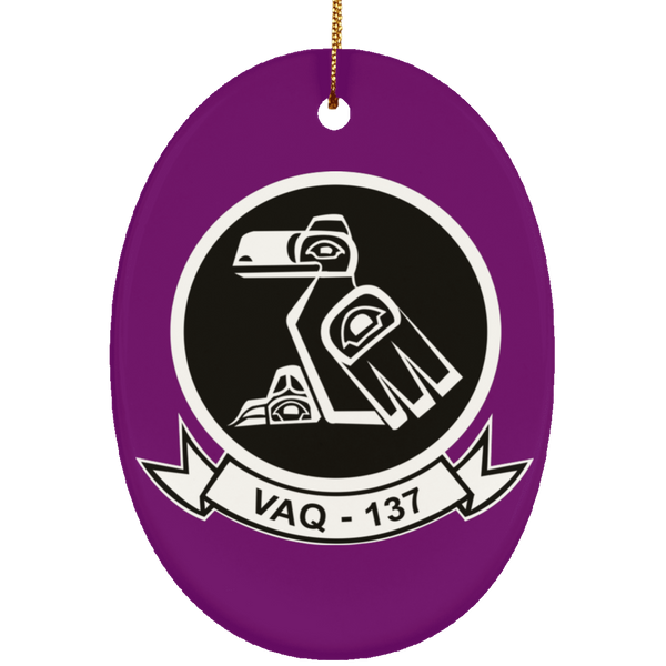 VAQ 137 3 Ornament - Oval