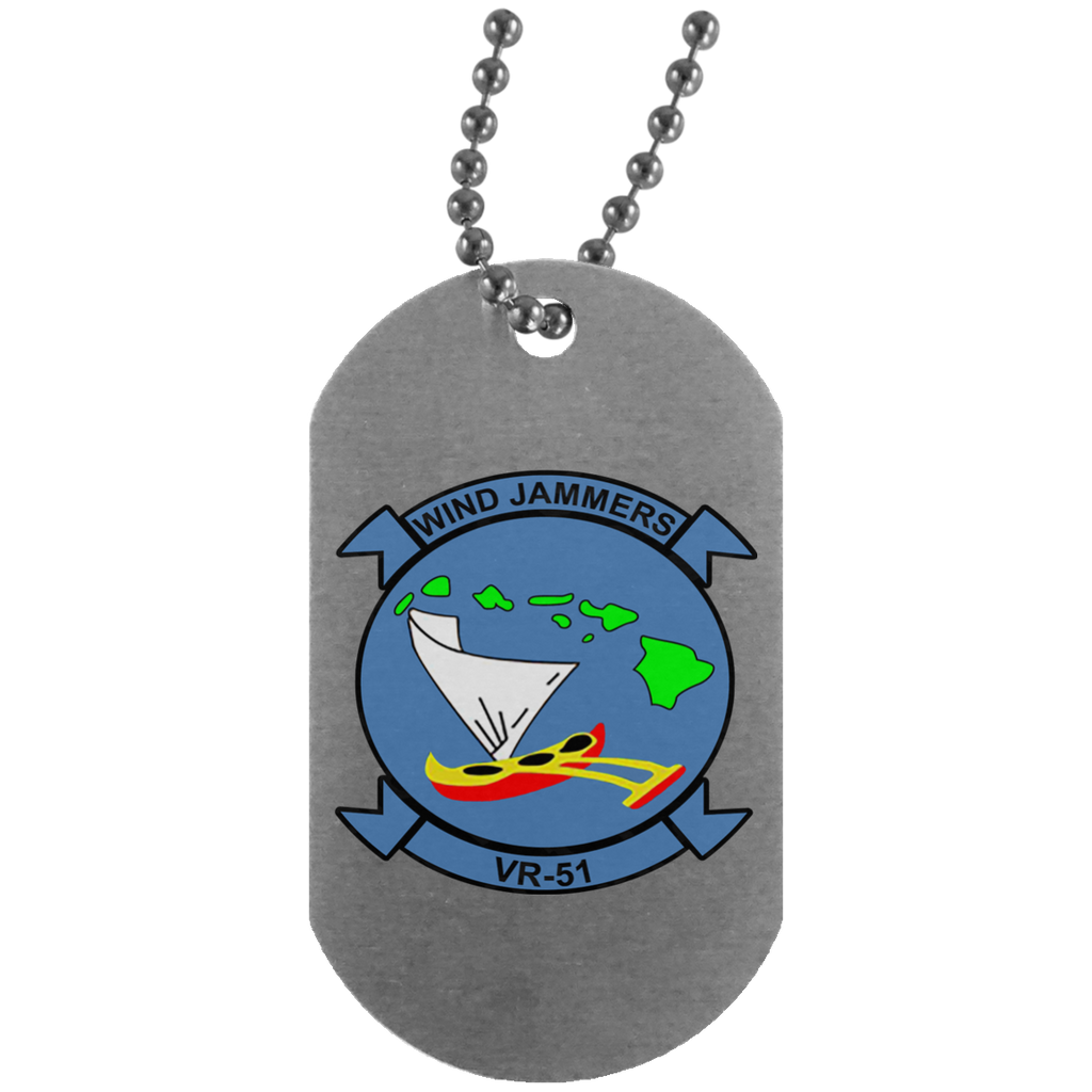 VR 51 2 Silver Dog Tag