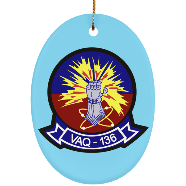 VAQ 136 3 Ornament - Oval