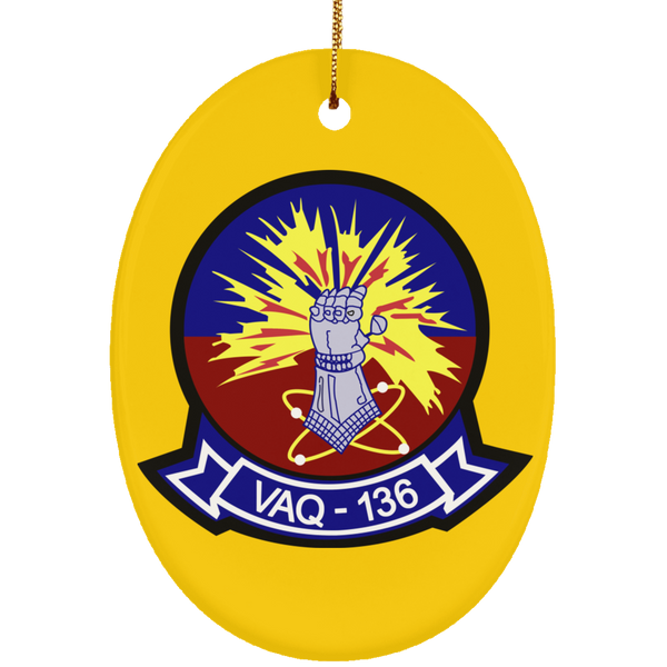 VAQ 136 3 Ornament - Oval