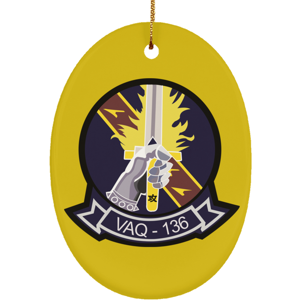 VAQ 136 1 Ornament - Oval