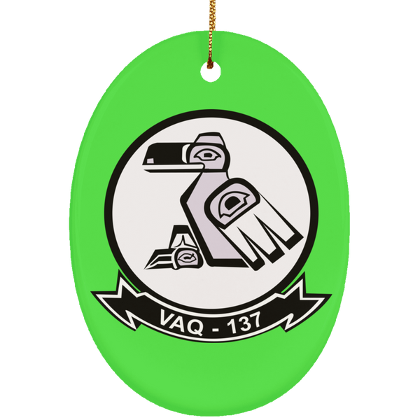 VAQ 137 1 Ornament - Oval