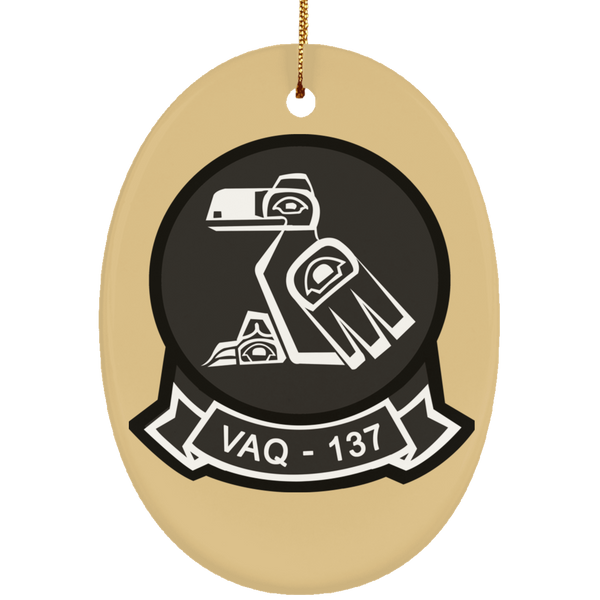 VAQ 137 4 Ornament - Oval