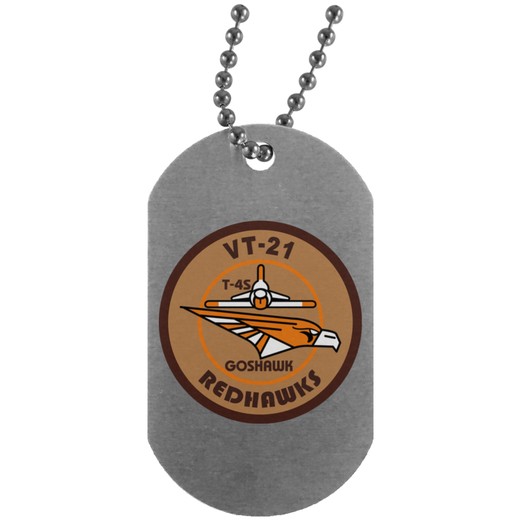 VT 21 9 Dog Tag - Silver