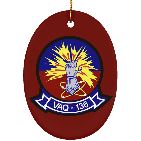 VAQ 136 3 Ornament - Oval