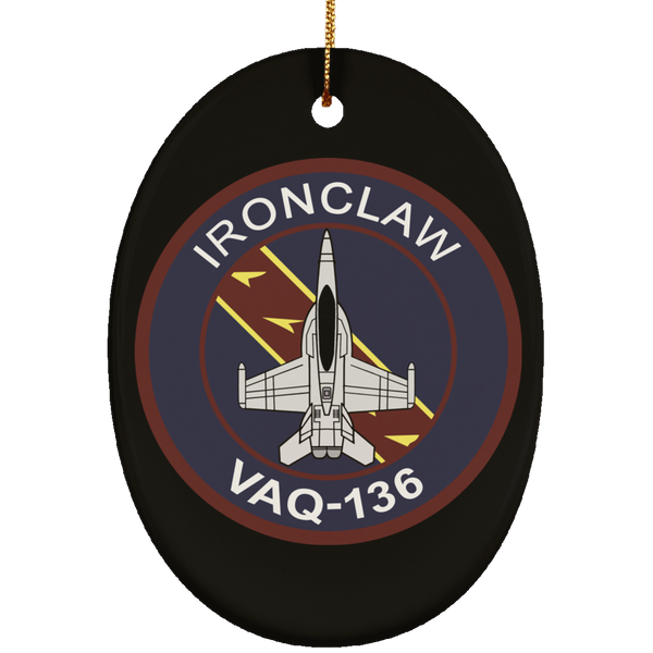 VAQ 136 5 Ornament - Oval