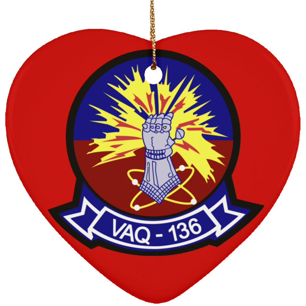 VAQ 136 3 Ornament - Heart