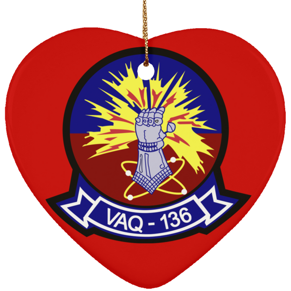 VAQ 136 3 Ornament - Heart