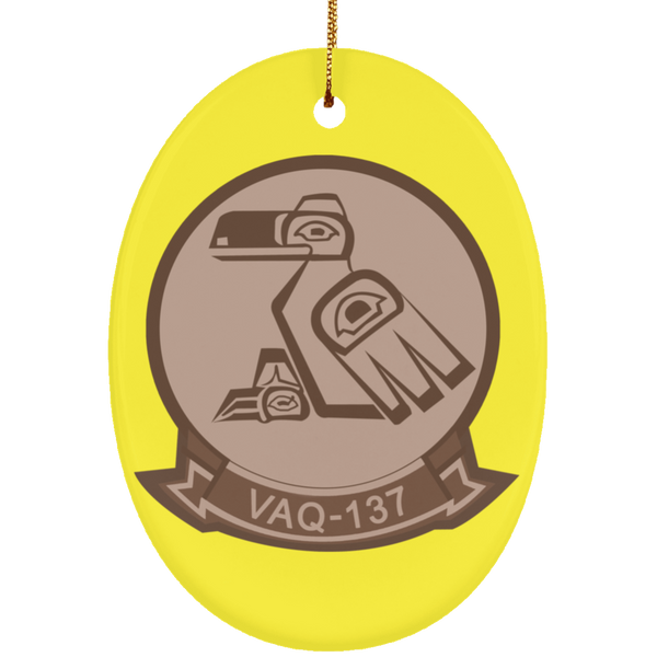 VAQ 137 2 Ornament - Oval