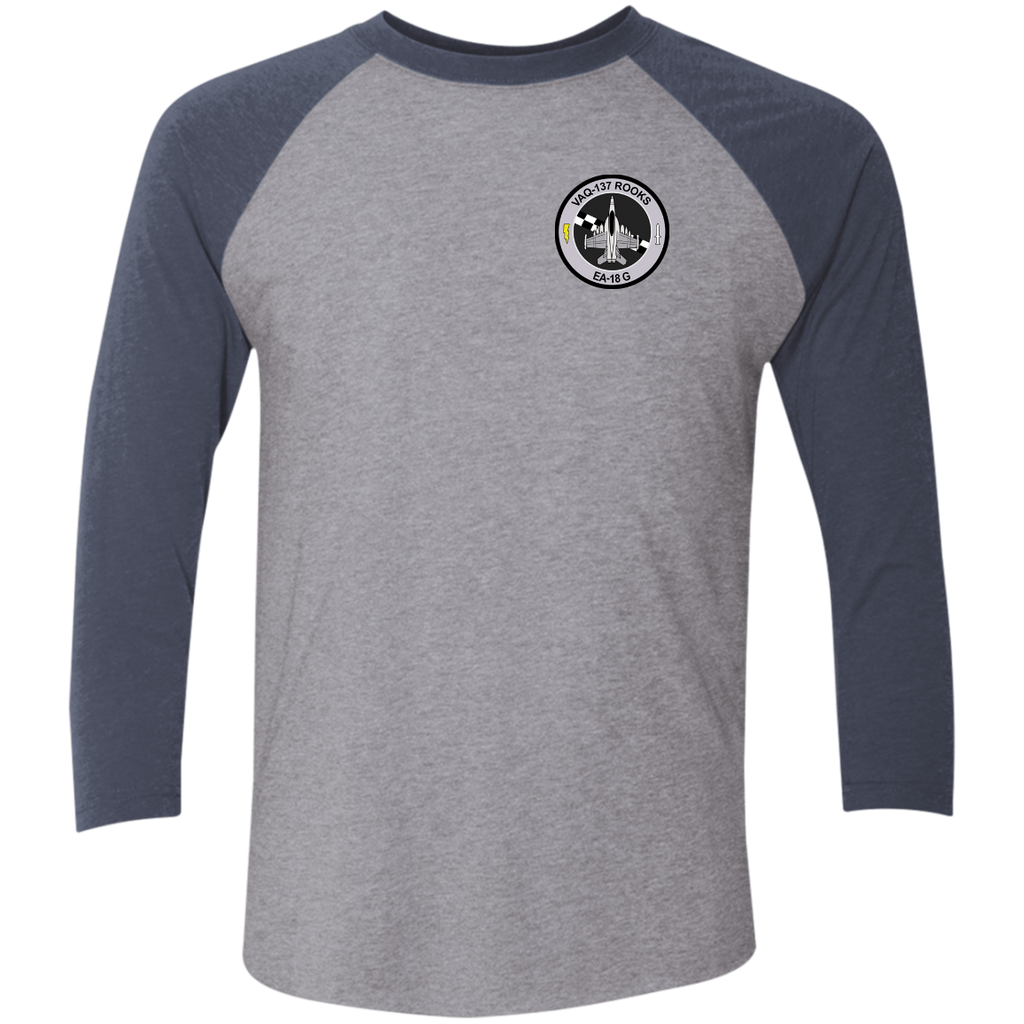 VAQ 137 5c Baseball Raglan T-Shirt