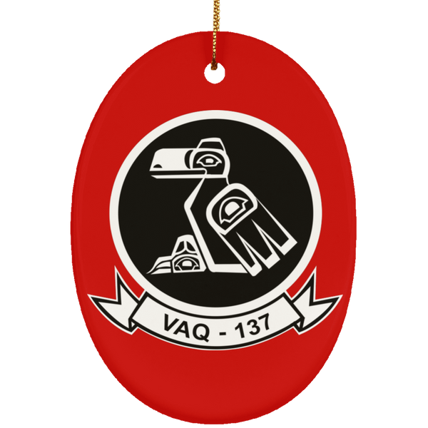VAQ 137 3 Ornament - Oval
