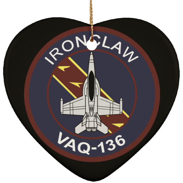 VAQ 136 5 Ornament - Heart