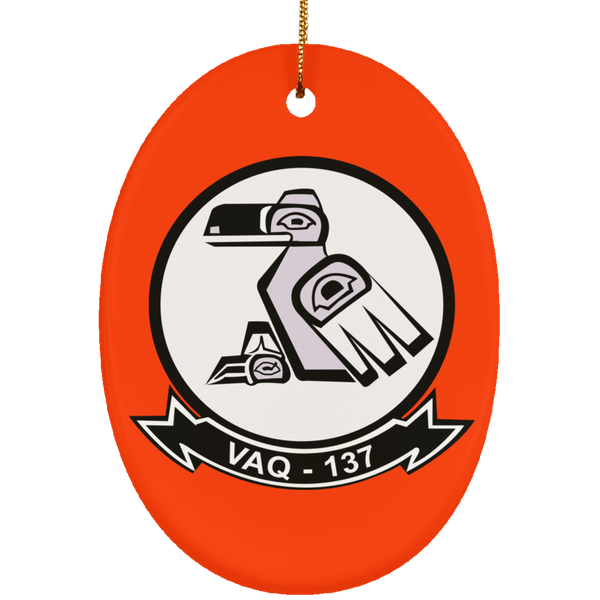 VAQ 137 1 Ornament - Oval