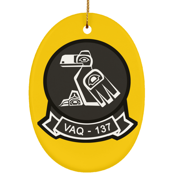 VAQ 137 4 Ornament - Oval