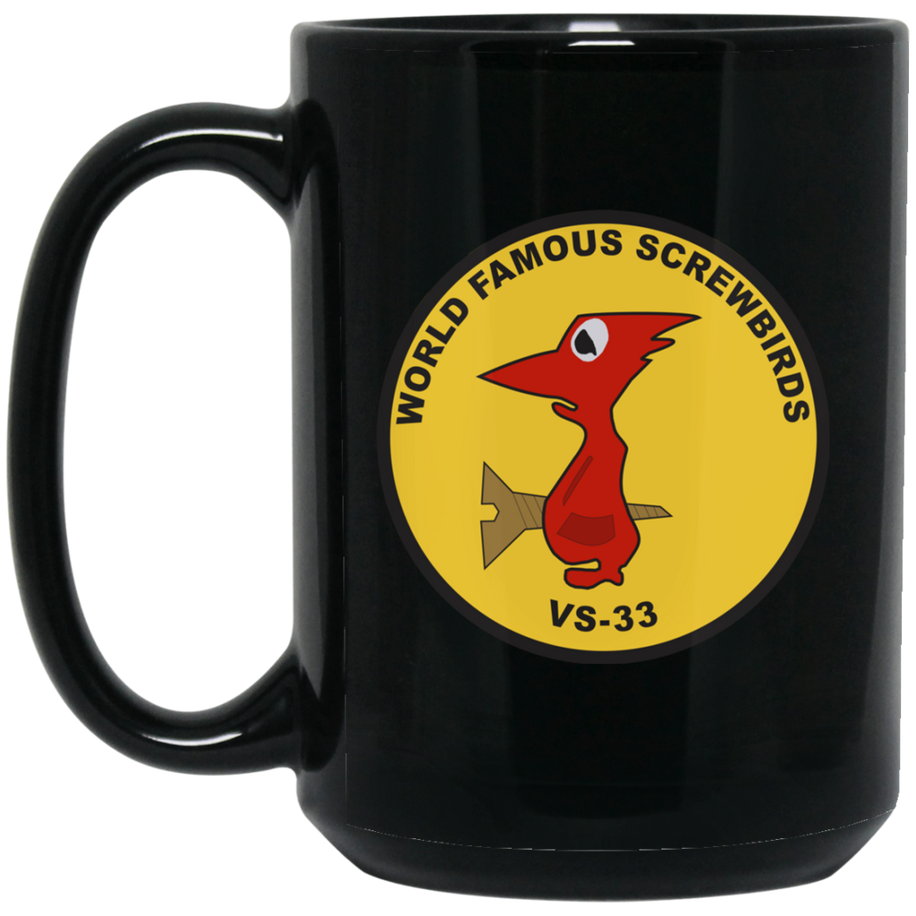 VS 33 1 Black Mug - 15oz