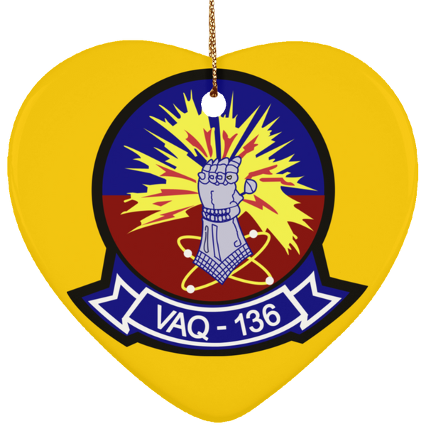 VAQ 136 3 Ornament - Heart