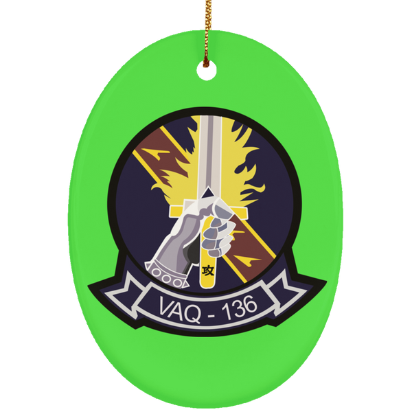 VAQ 136 1 Ornament - Oval