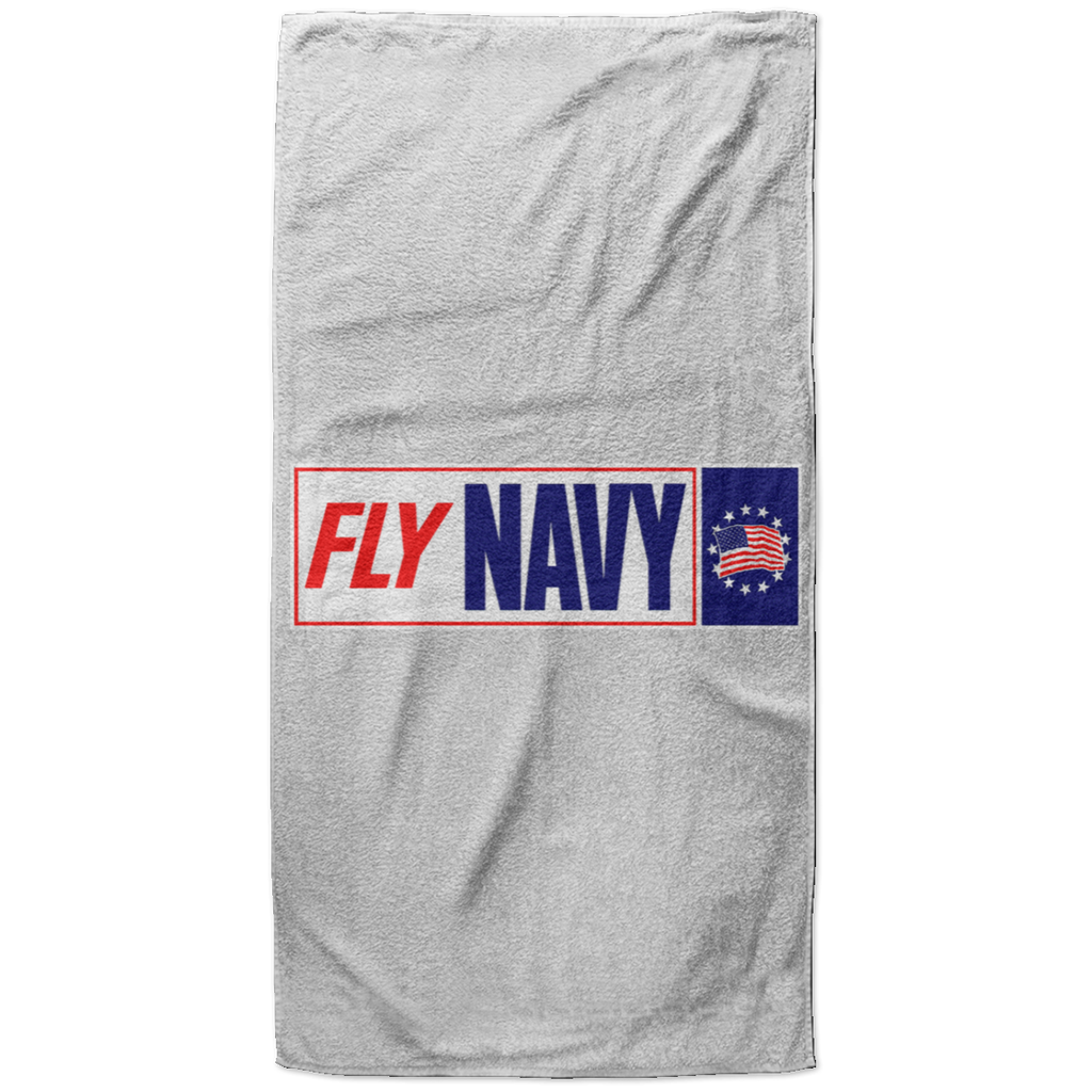 Fly Navy 1 Beach Towel - 37x74