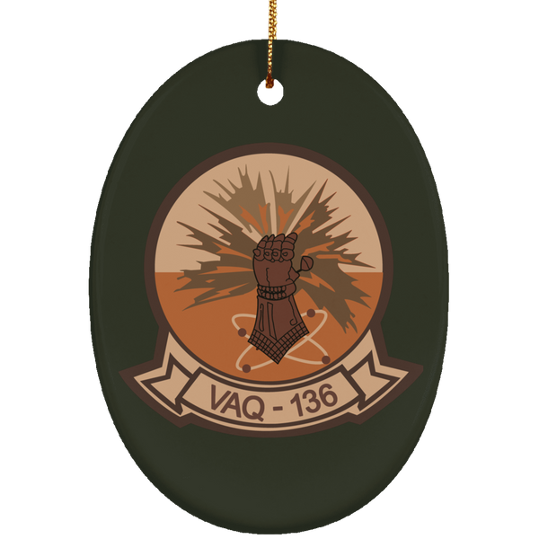 VAQ 136 2 Ornament - Oval