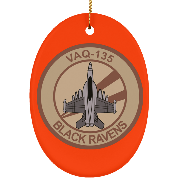 VAQ 135 6 Ornament - Oval