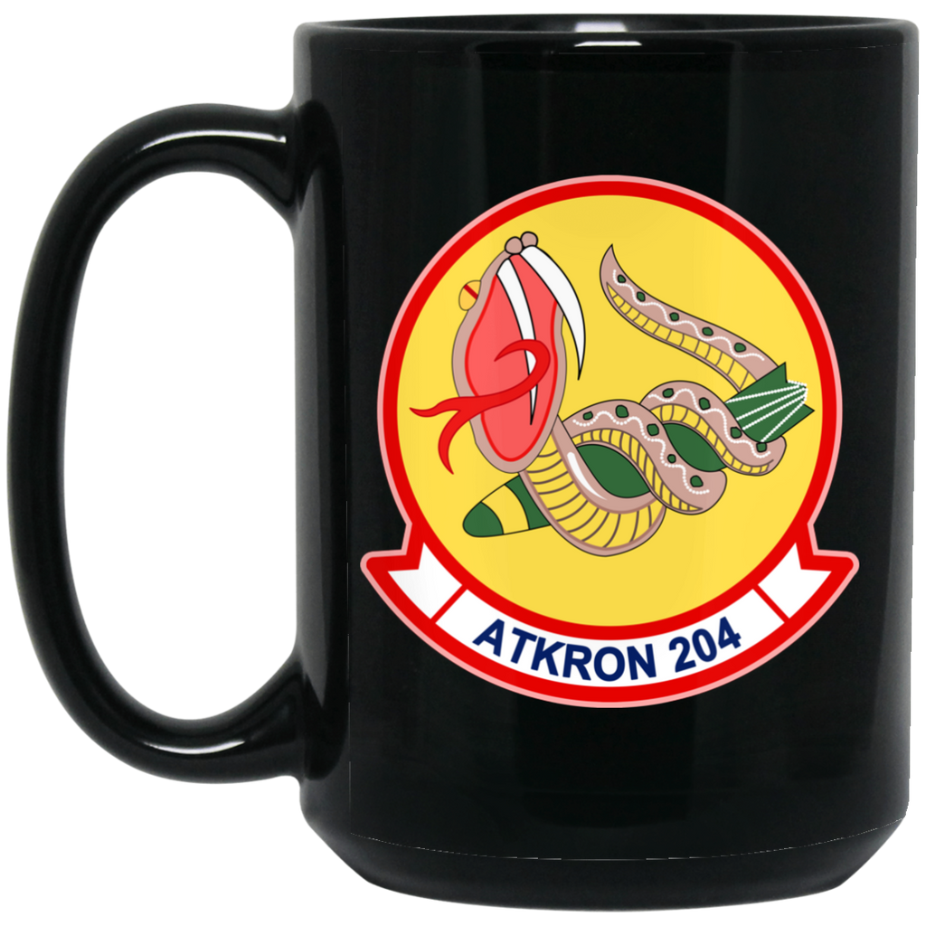 VA 204 3 Black Mug - 15oz