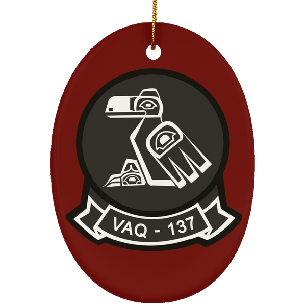 VAQ 137 4 Ornament - Oval