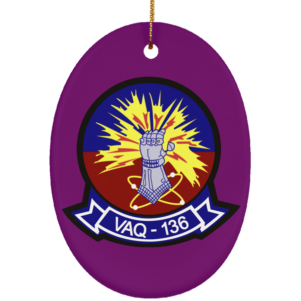 VAQ 136 3 Ornament - Oval
