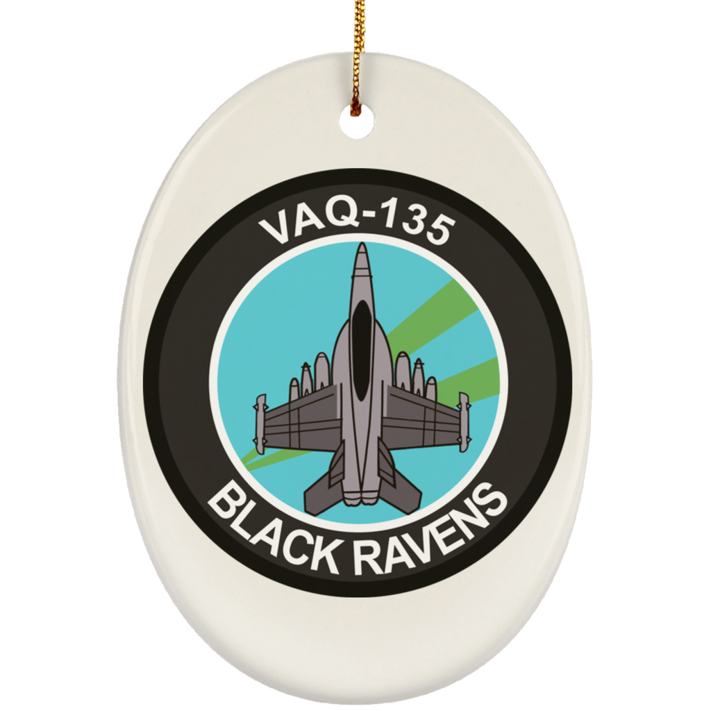 VAQ 135 5 Ornament - Oval