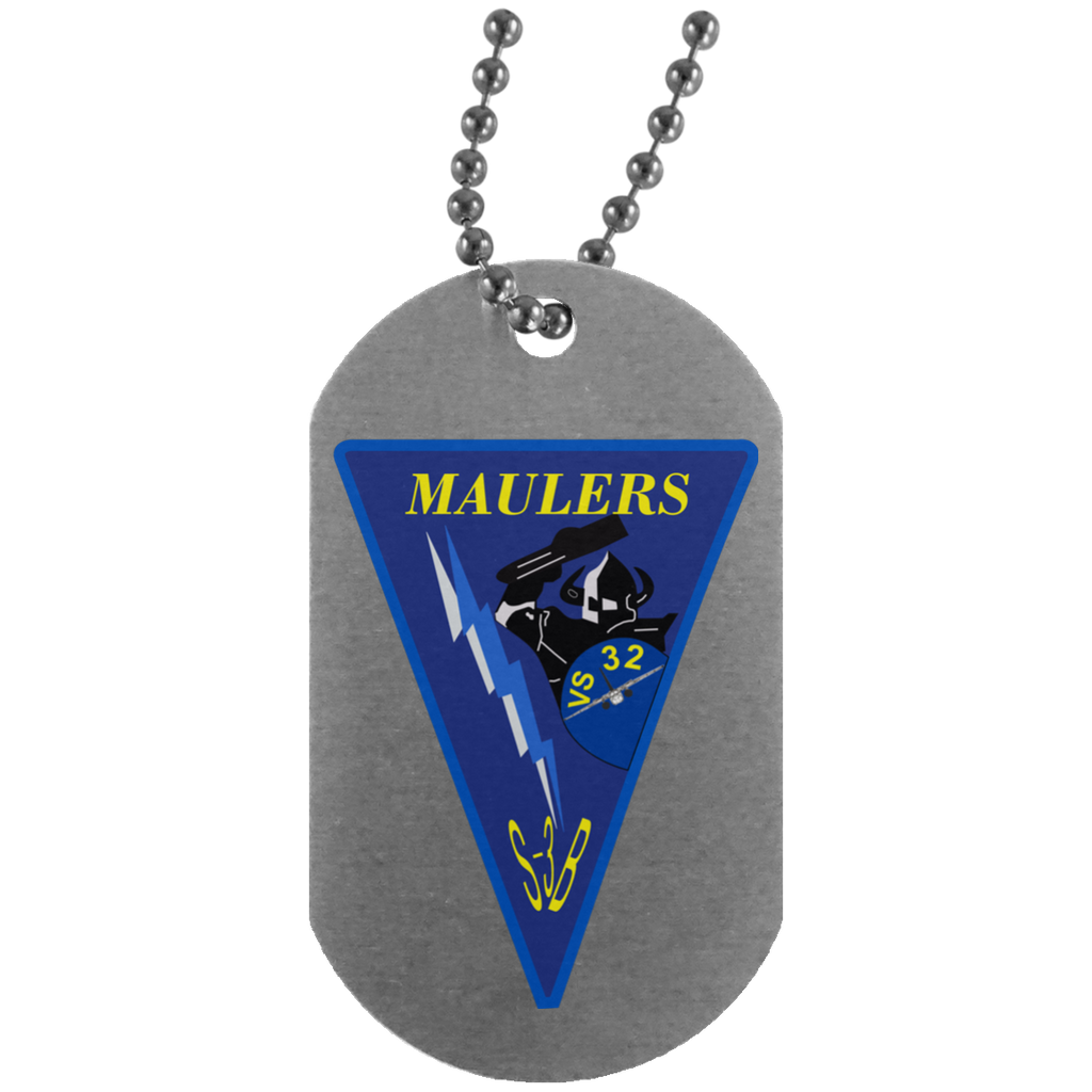 VS 32 2 Dog Tag - Silver