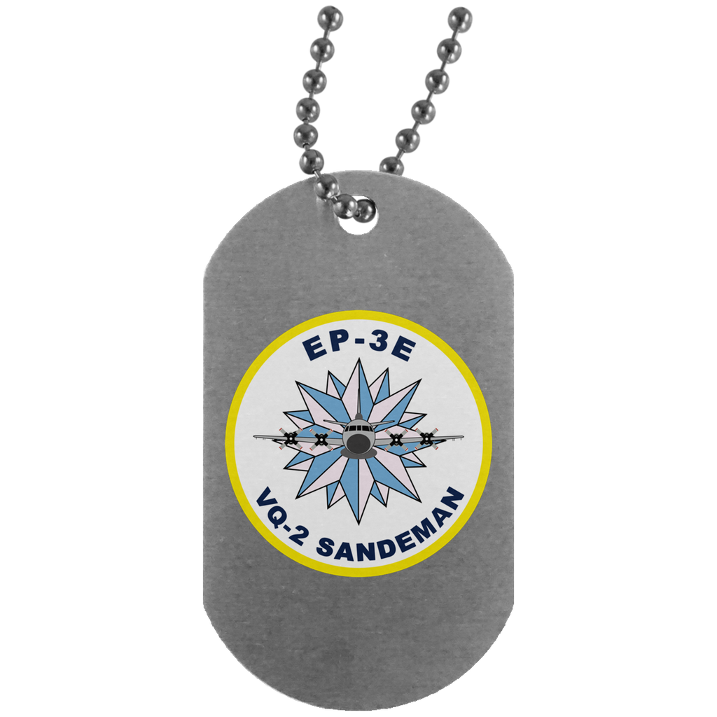 VQ 02 3 Dog Tag - Silver