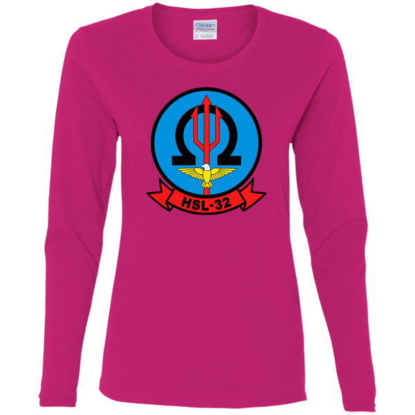 HSL 32 1 Ladies' Cotton LS T-Shirt