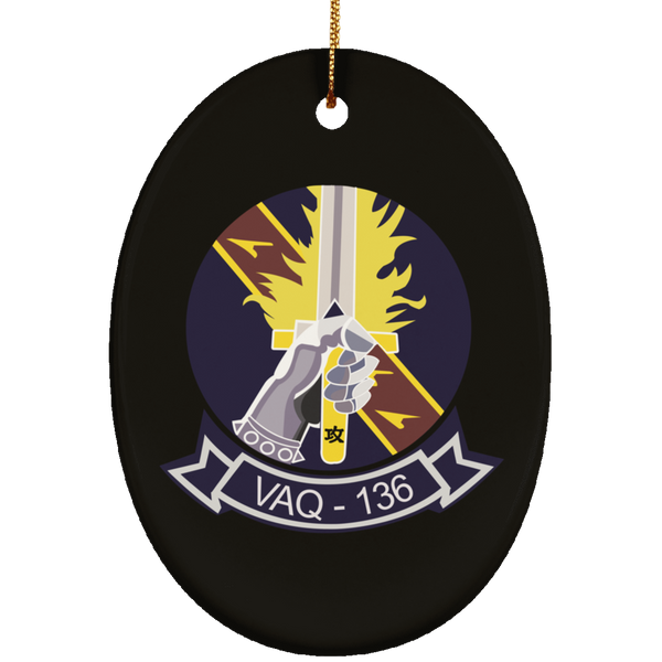 VAQ 136 1 Ornament - Oval