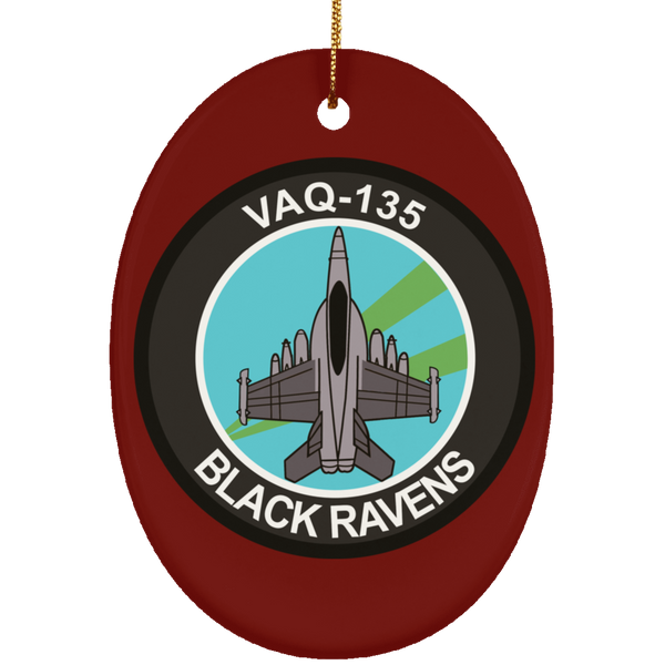 VAQ 135 5 Ornament - Oval