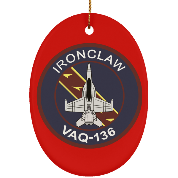 VAQ 136 5 Ornament - Oval