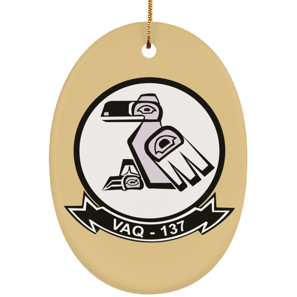 VAQ 137 1 Ornament - Oval