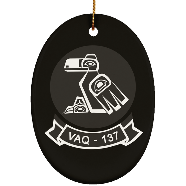 VAQ 137 4 Ornament - Oval