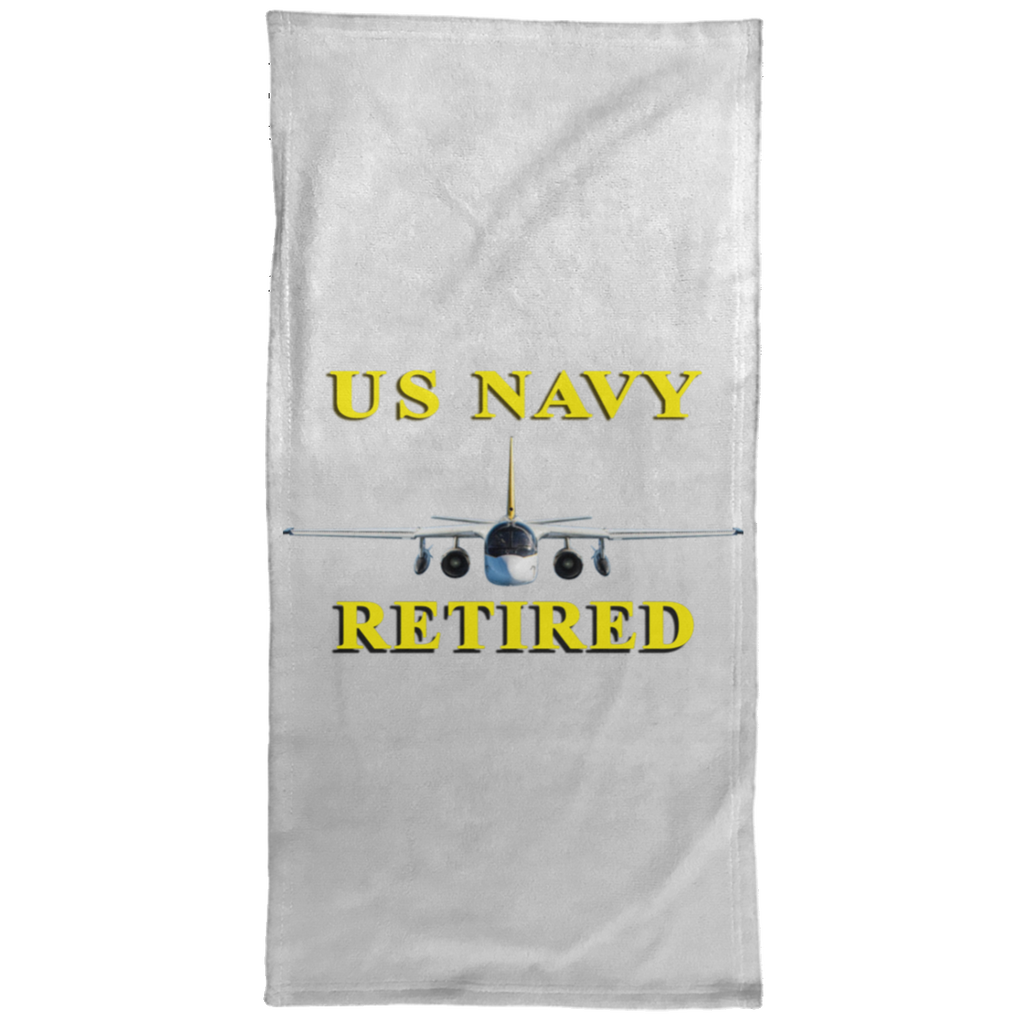 Navy Retired 2 Hand Towel - 15x30