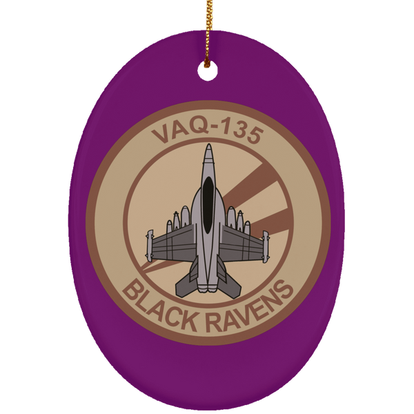 VAQ 135 6 Ornament - Oval