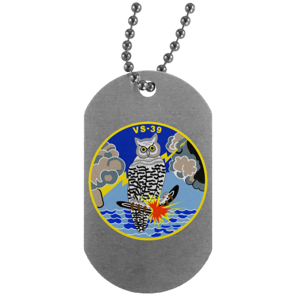 VS 39 1 Dog Tag - Silver