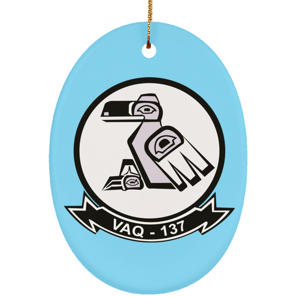 VAQ 137 1 Ornament - Oval