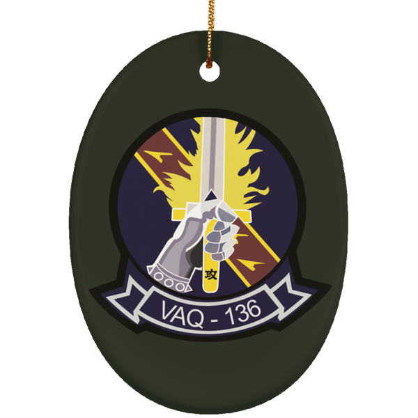 VAQ 136 1 Ornament - Oval