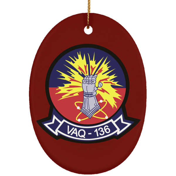 VAQ 136 4 Ornament - Oval