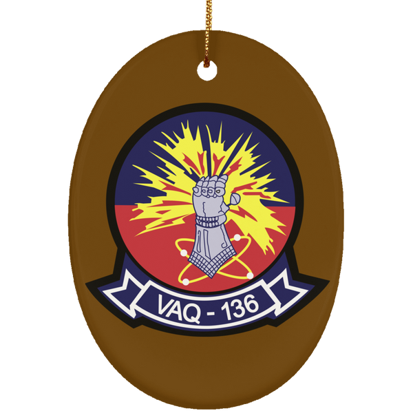 VAQ 136 4 Ornament - Oval