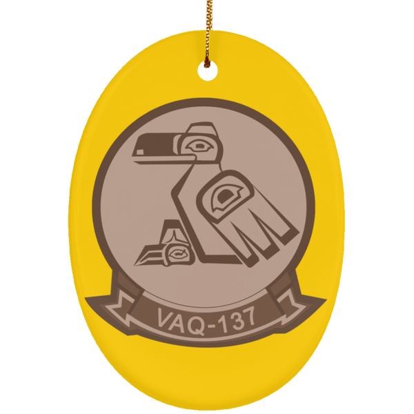 VAQ 137 2 Ornament - Oval