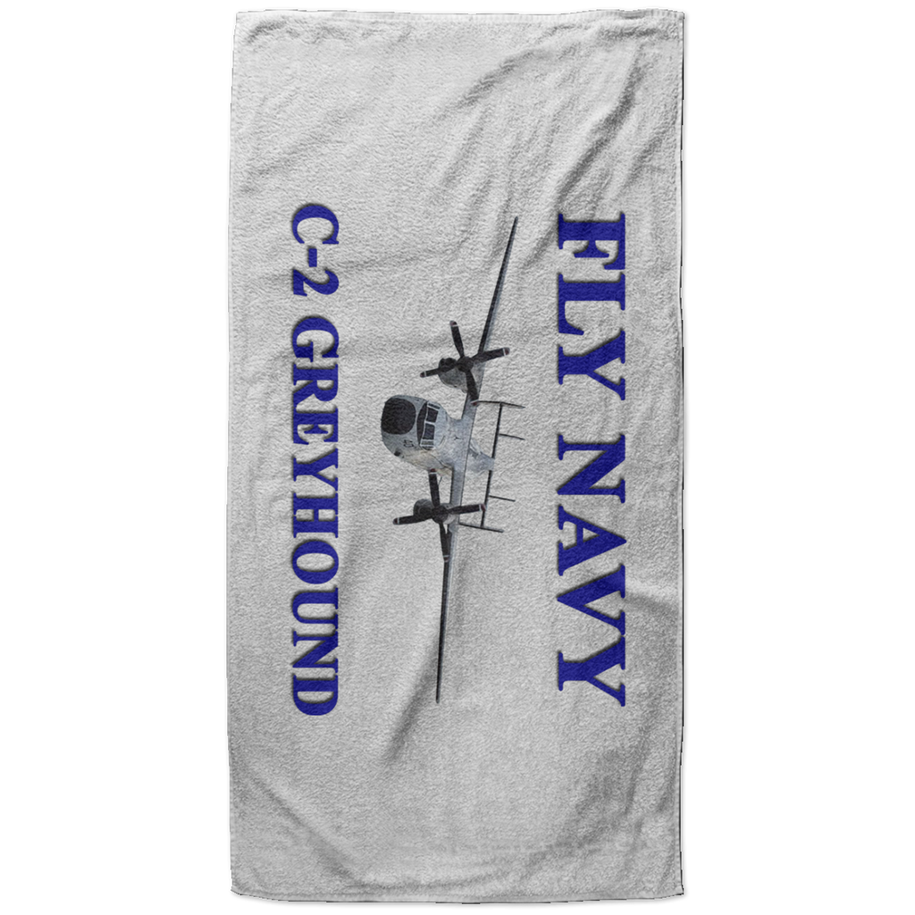 Fly Navy C-2 1 Beach Towel - 37x74