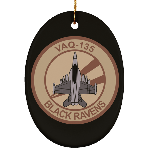 VAQ 135 6 Ornament - Oval