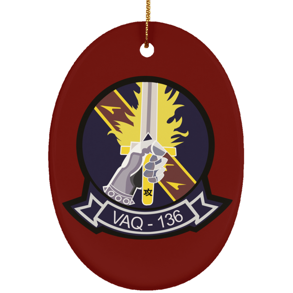 VAQ 136 1 Ornament - Oval