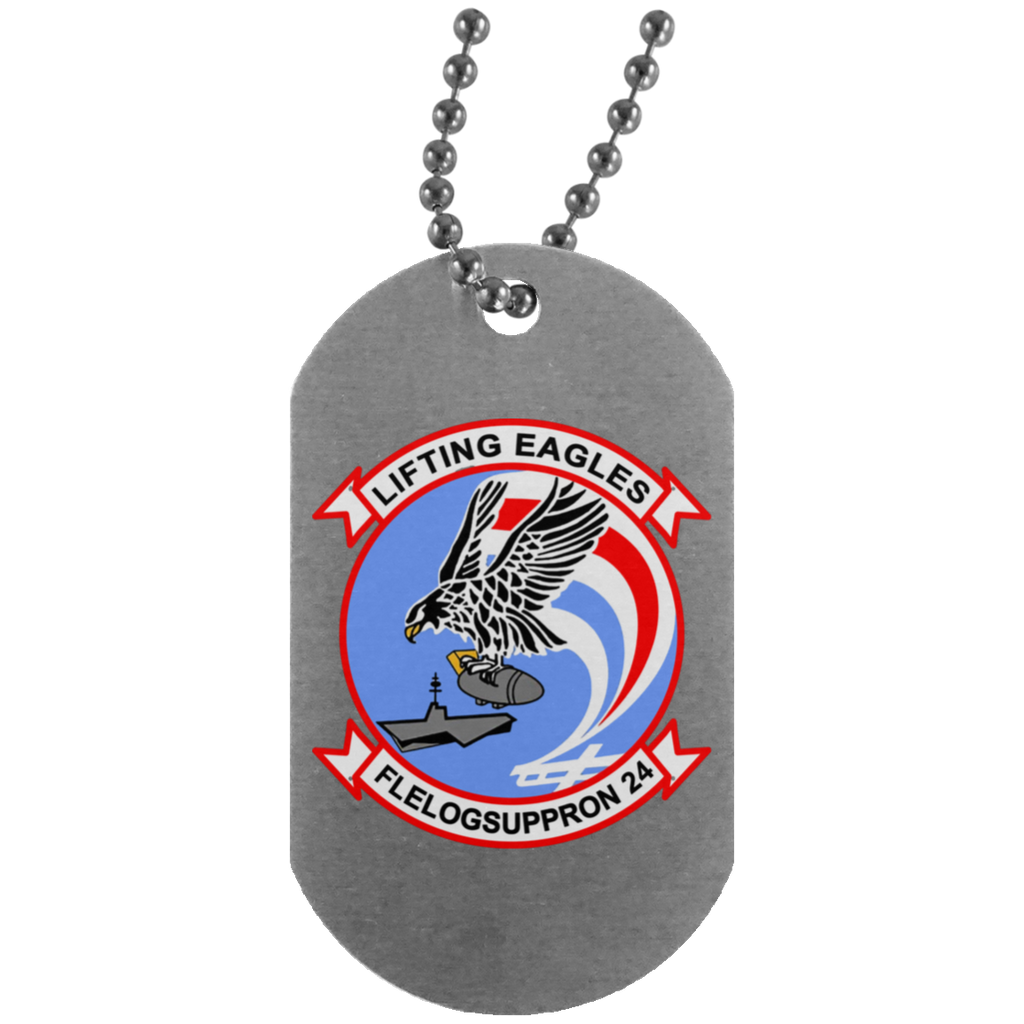 VR 24 1 Dog Tag - Silver